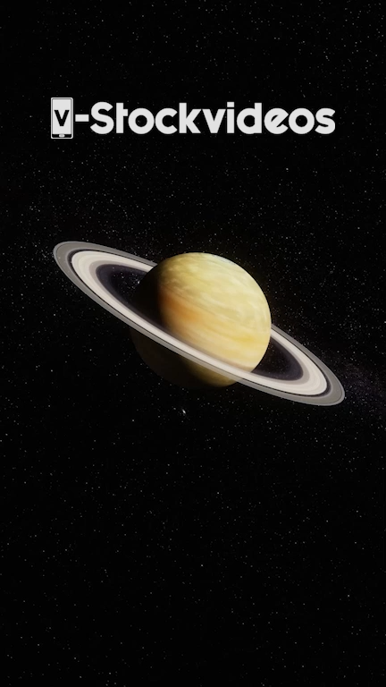 Animation of the Planet Saturn
