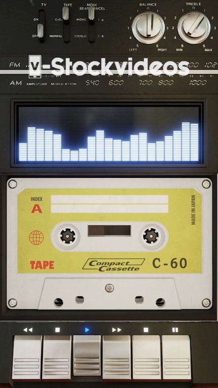 Retro audio cassette 02