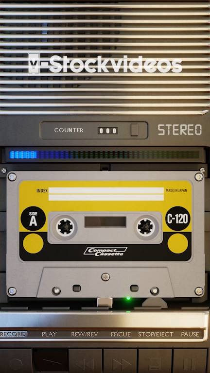 Retro audio cassette 05
